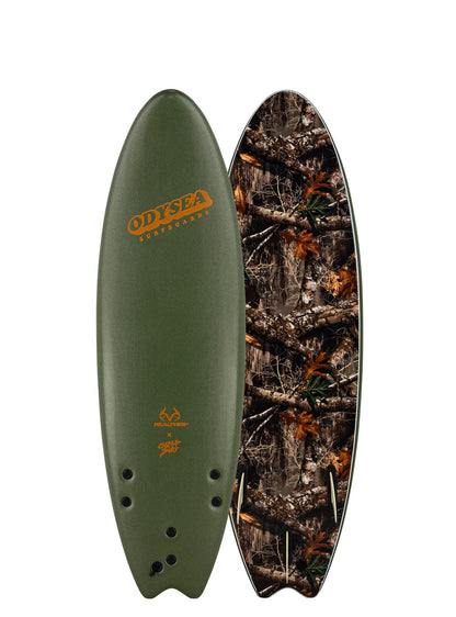 Realtree Catch Surf Odysea Skipper - Thruster Camo Surfboard - Realtree EDGE