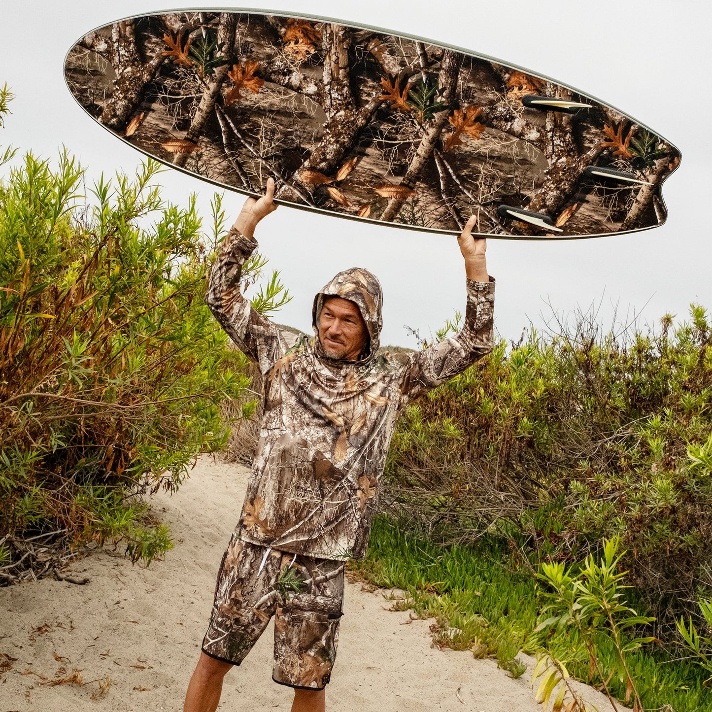 Realtree Catch Surf Odysea Skipper - Thruster Camo Surfboard - Realtree EDGE