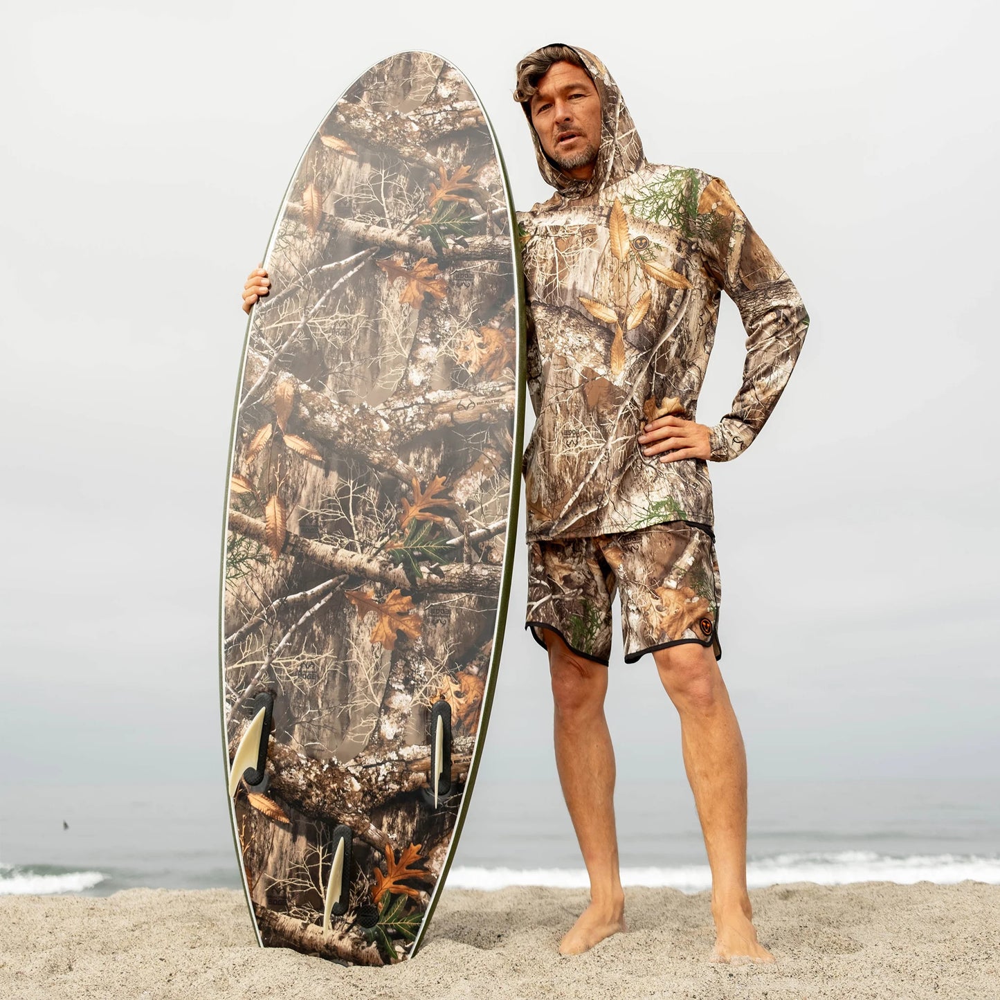 Realtree Catch Surf Odysea Skipper - Thruster Camo Surfboard - Realtree EDGE