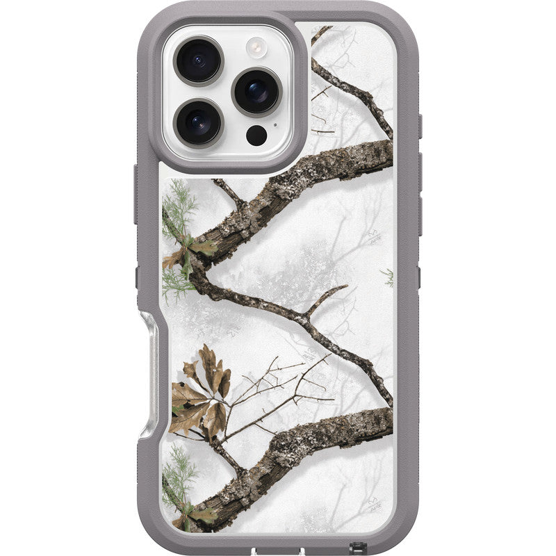 Realtree Otterbox iPhone 16 Pro Max Defender Series XT Pro for MagSafe Snow Case - Realtree APX Colors