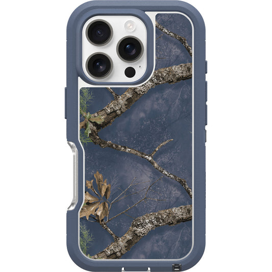 Realtree Otterbox iPhone 16 Pro Defender Series XT Pro for MagSafe Aegean Blue Case - Realtree APX Colors