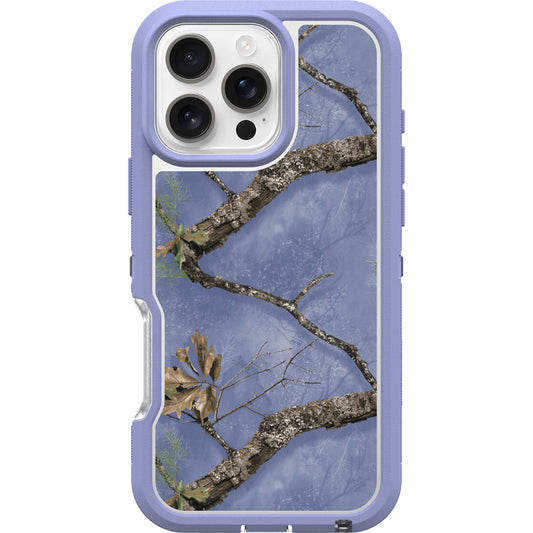 Realtree Otterbox iPhone 16 Pro Max Defender Series XT Pro for MagSafe Periwinkle Case - Realtree APX Colors