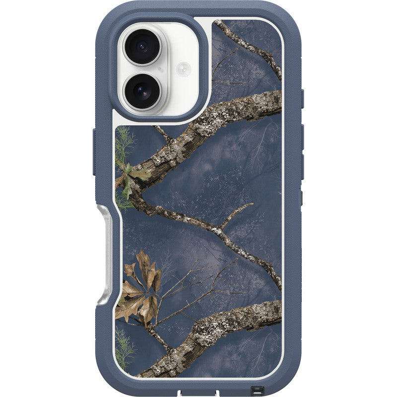 Realtree Otterbox iPhone 16 Defender Series XT Pro for MagSafe Aegean Blue Case - Realtree APX Colors