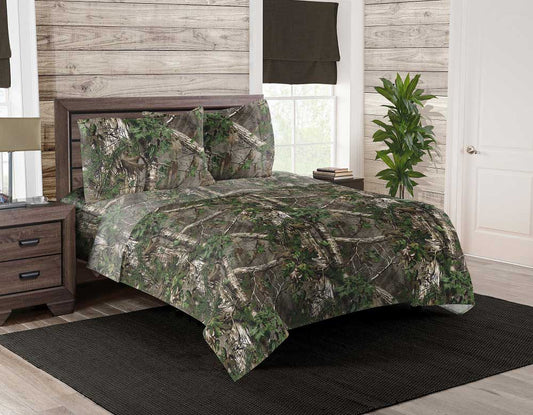 Realtree Northwest Camo Sheet Set Multi  Full Bed - Realtree XTRA