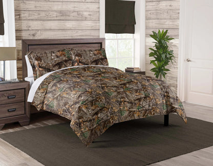 Realtree Northwest Camo Printed Comforter Set Multi Twin Bed - Realtree EDGE