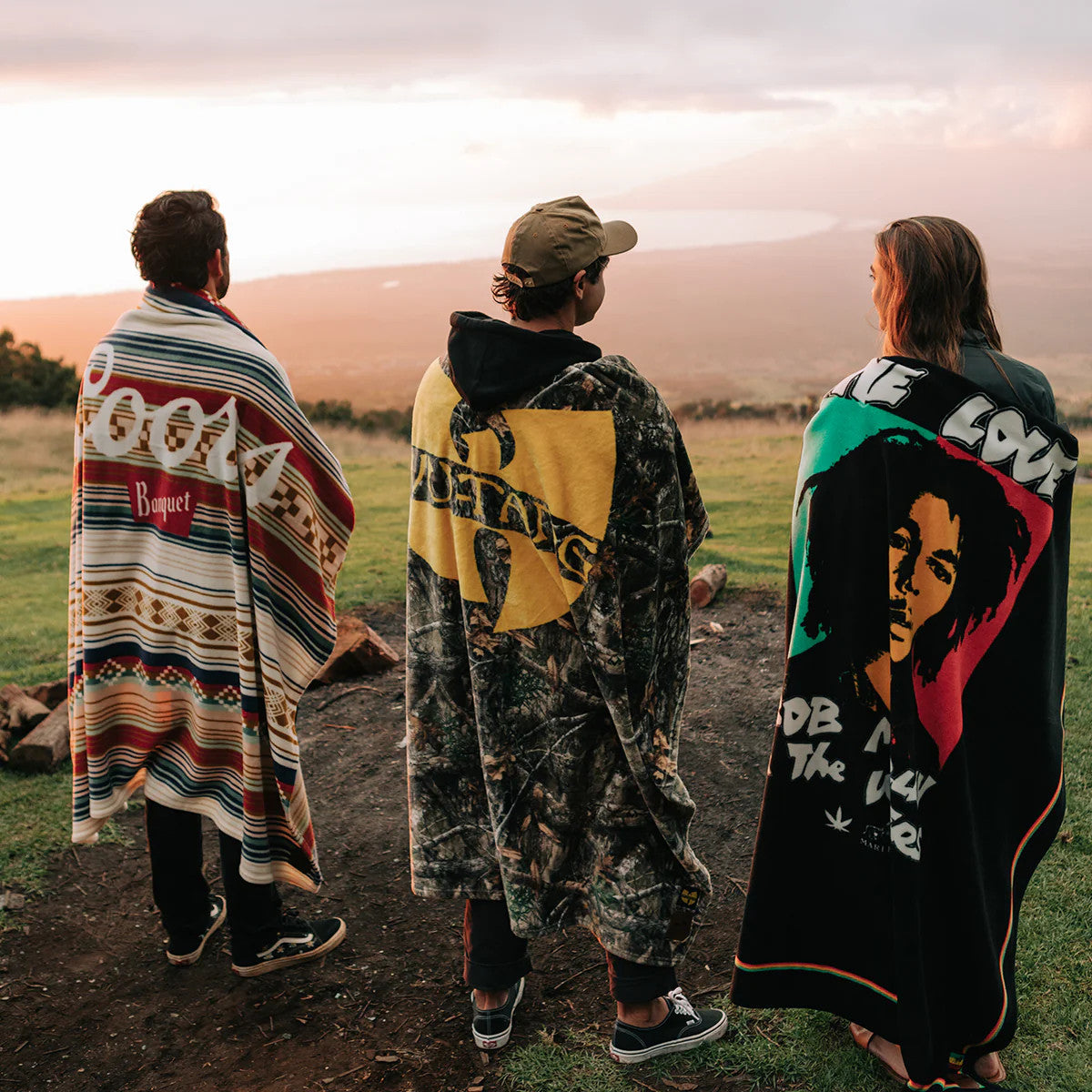 Realtree Slowtide x Wu-Tang Clan Plush Fleece Camo Throw Blanket - Realtree EDGE