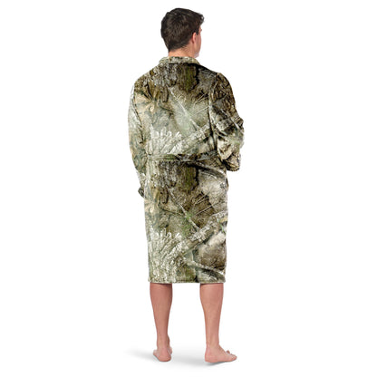 Realtree Northwest Men’s Silk Touch Camo Robe - Realtree APX