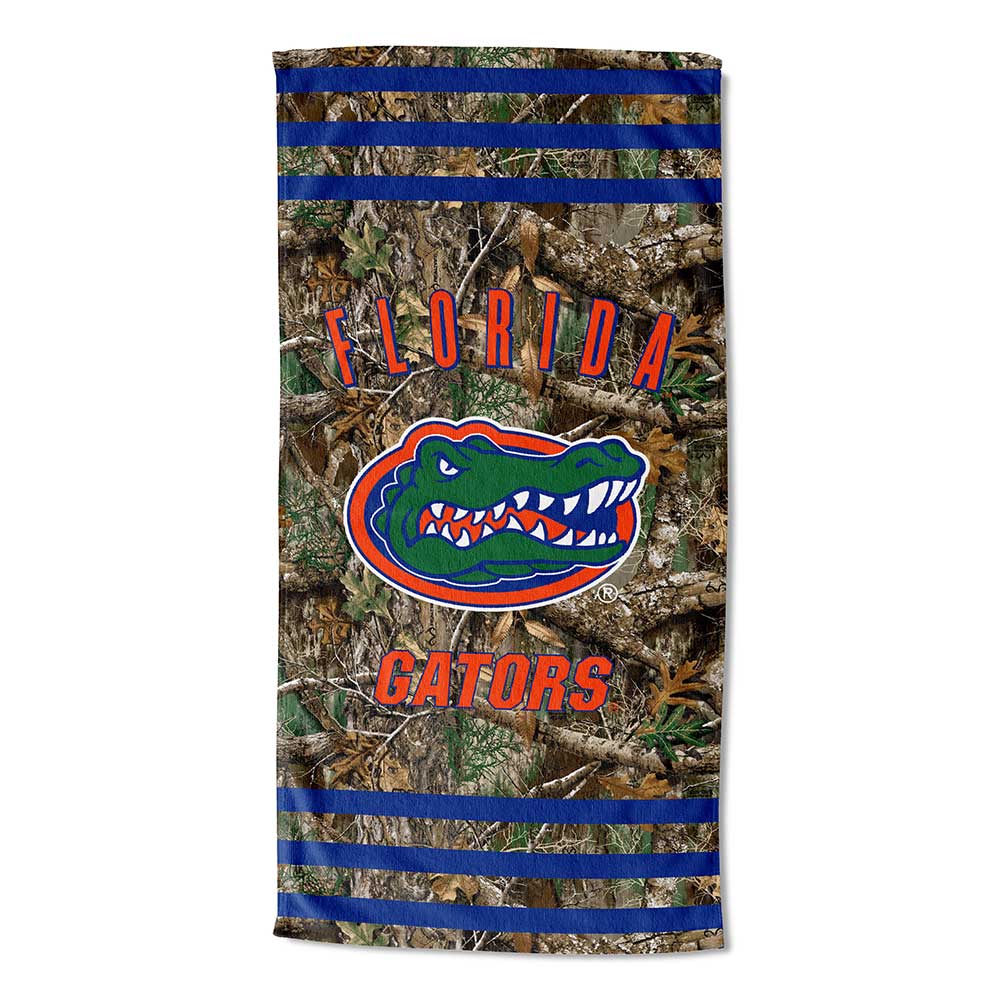 Realtree Northwest NCAA Florida Gators Camo Beach Towel - Realtree EDGE