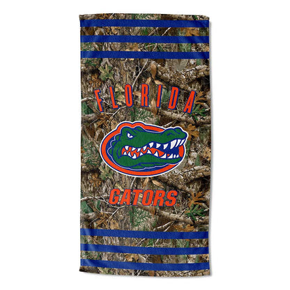 Realtree Northwest NCAA Florida Gators Camo Beach Towel - Realtree EDGE