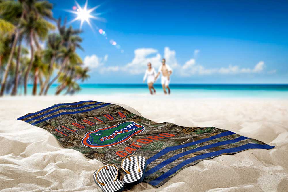 Realtree Northwest NCAA Florida Gators Camo Beach Towel - Realtree EDGE