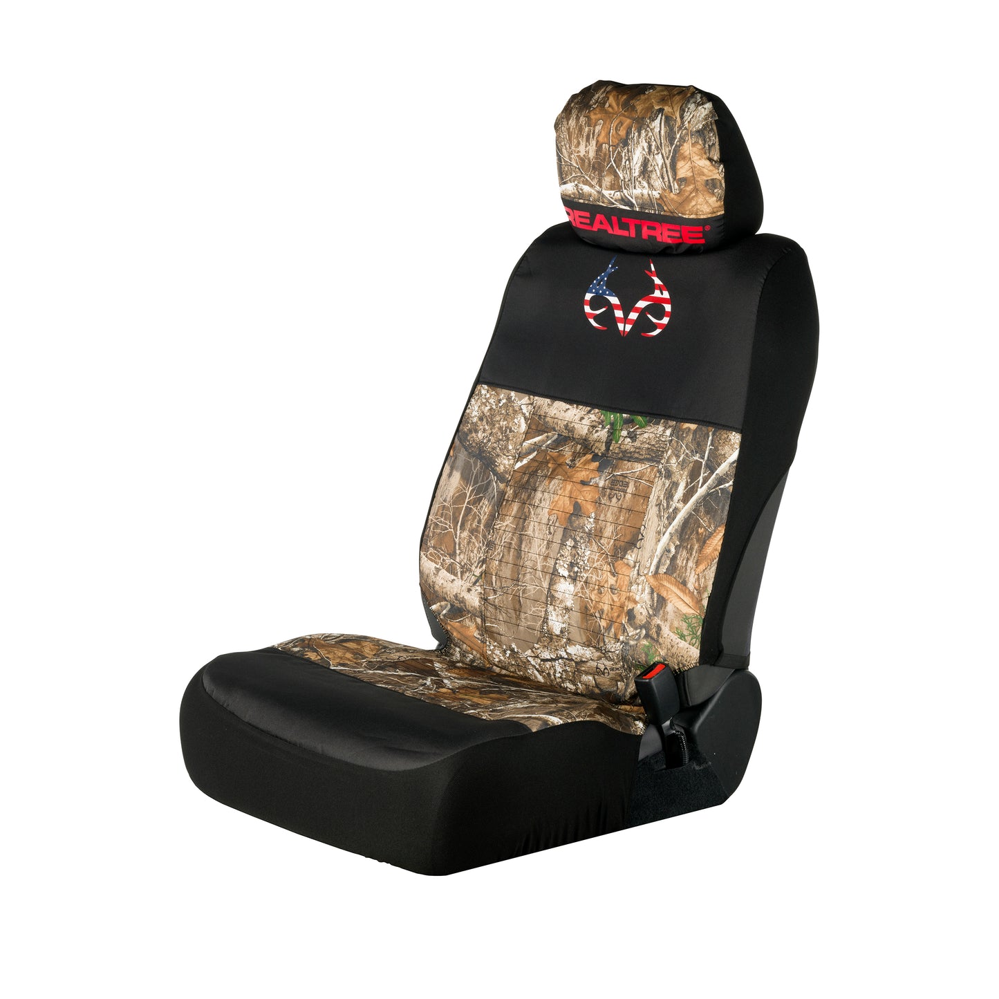 Realtree SPG Americana Camo Low Back Bucket Seat Cover - Realtree EDGE Colors