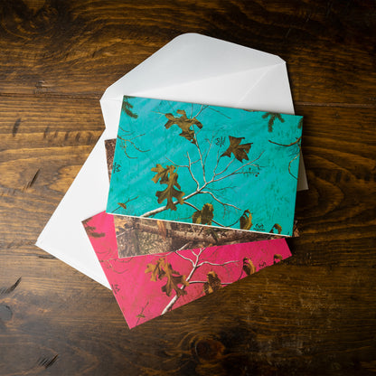 Realtree 20-pc Multi Pack All Occasion Blank Note Camo Card Set - Realtree