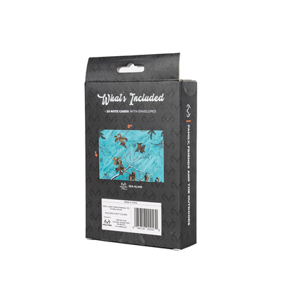 Realtree 20-pc All Occasion Blank Note Mint Camo Card Set - RealtreeXtra Colors