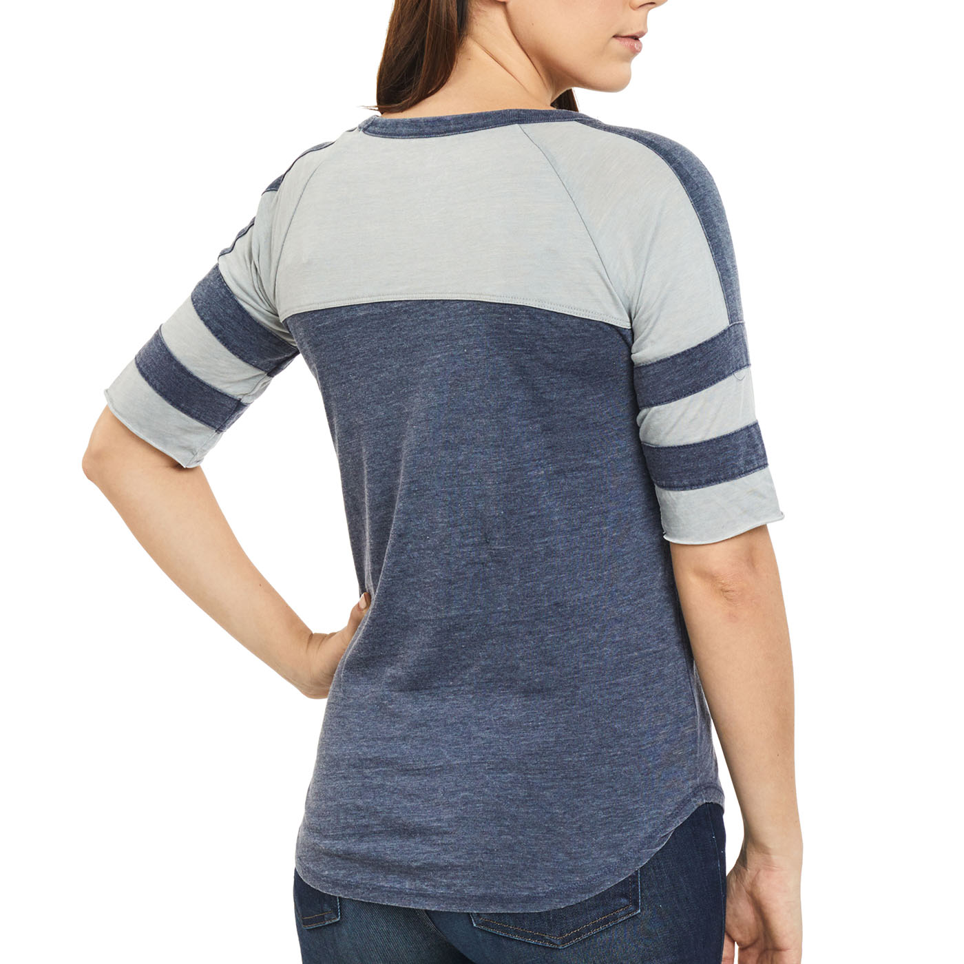 Realtree WoDouble Stripe Burnout Shirt - Realtree