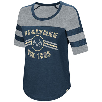 Realtree WoDouble Stripe Burnout Shirt - Realtree