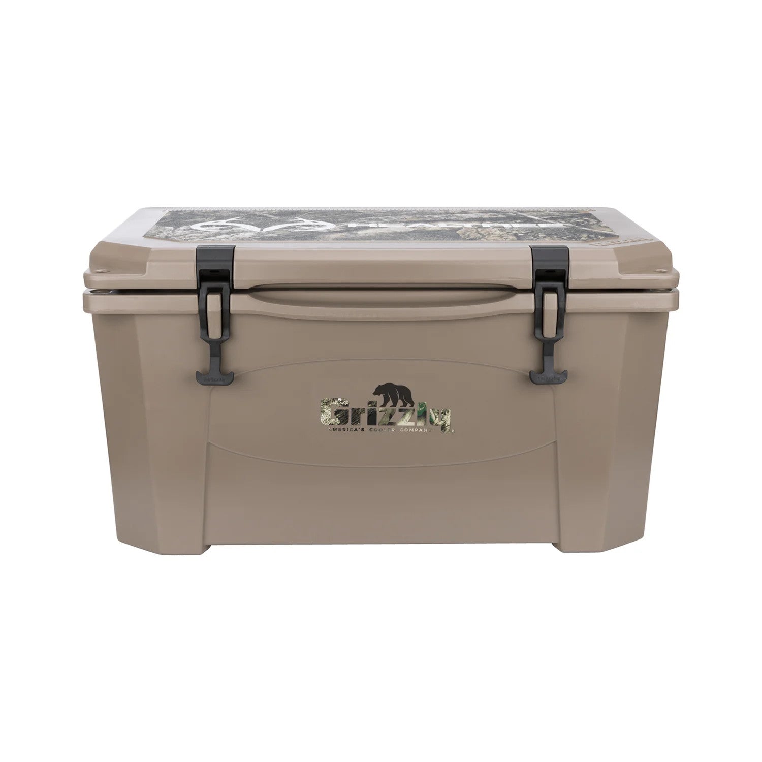 Realtree Grizzly Coolers 45 Qt Camping Cooler - Realtree Camo