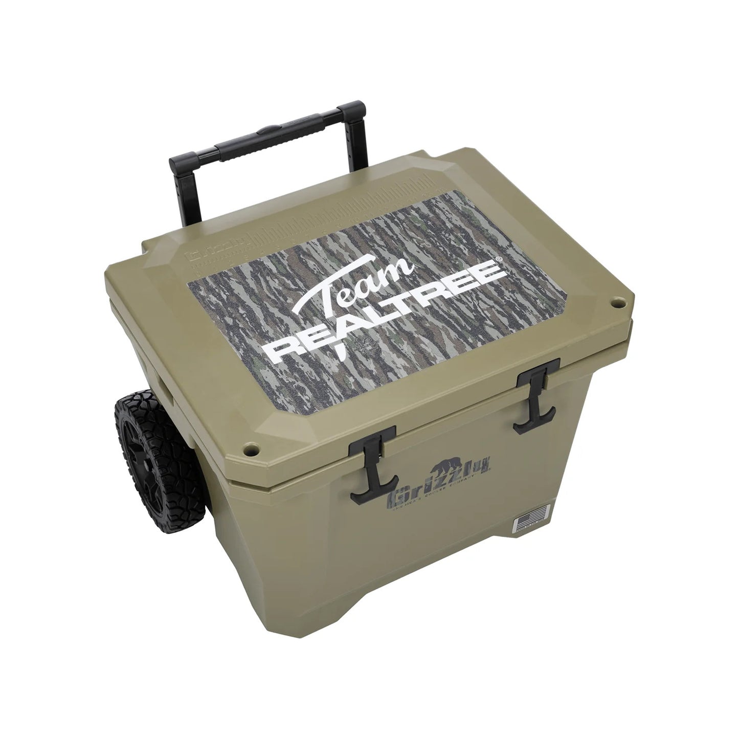 Realtree Grizzly Coolers 40 Qt Scout Rolling Cooler - Realtree Camo