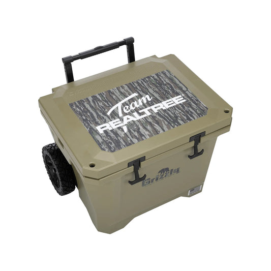Realtree Grizzly Coolers 40 Qt Scout Rolling Cooler - Realtree Camo