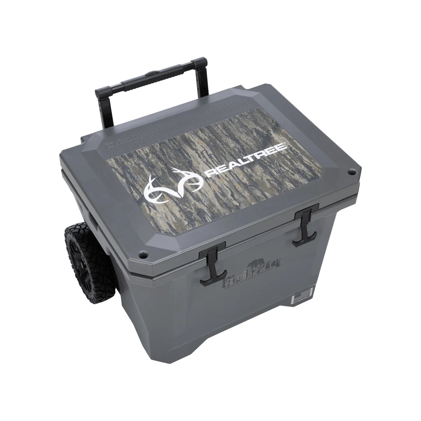 Realtree Grizzly Coolers 40 Qt Scout Rolling Cooler - Realtree Camo