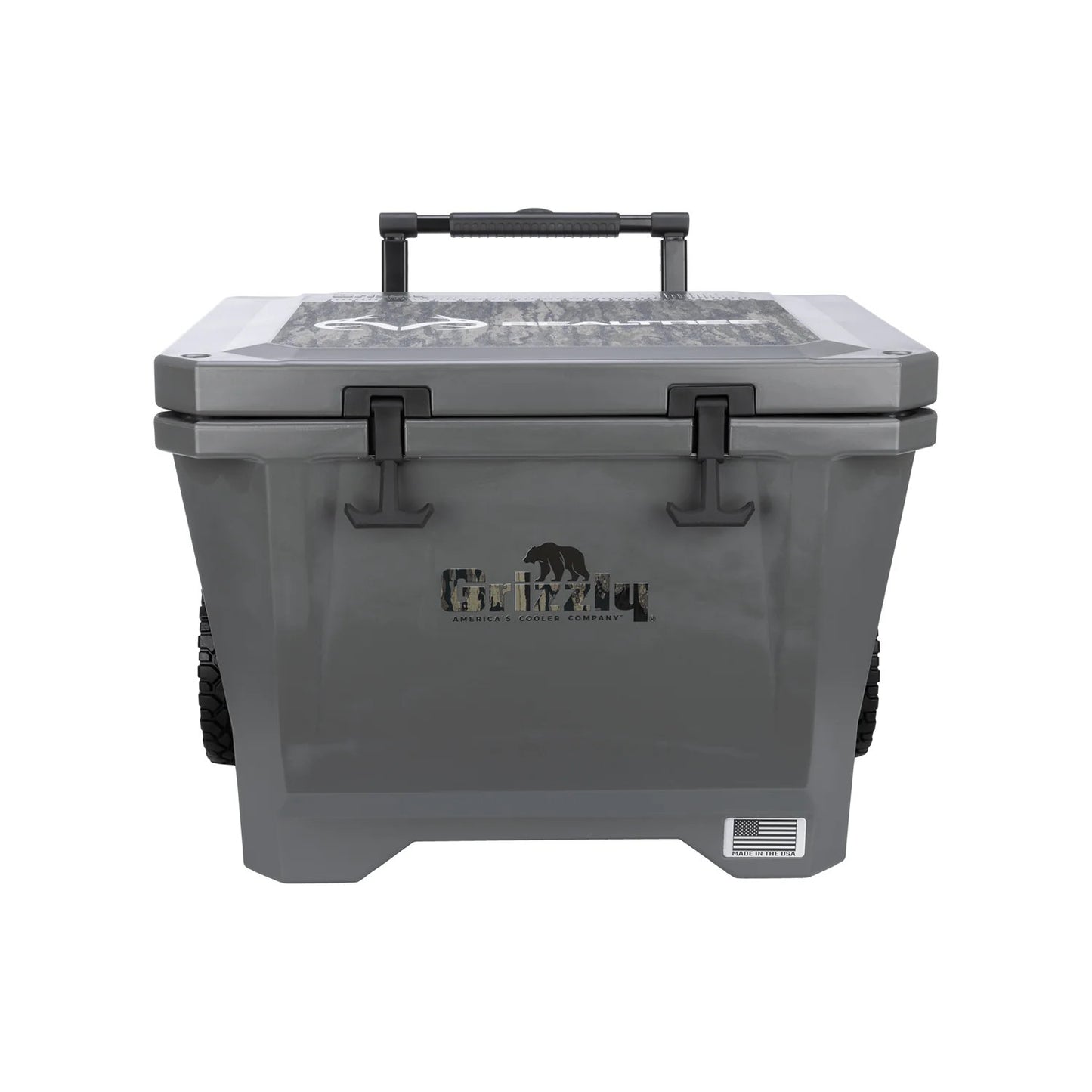Realtree Grizzly Coolers 40 Qt Scout Rolling Cooler - Realtree Camo