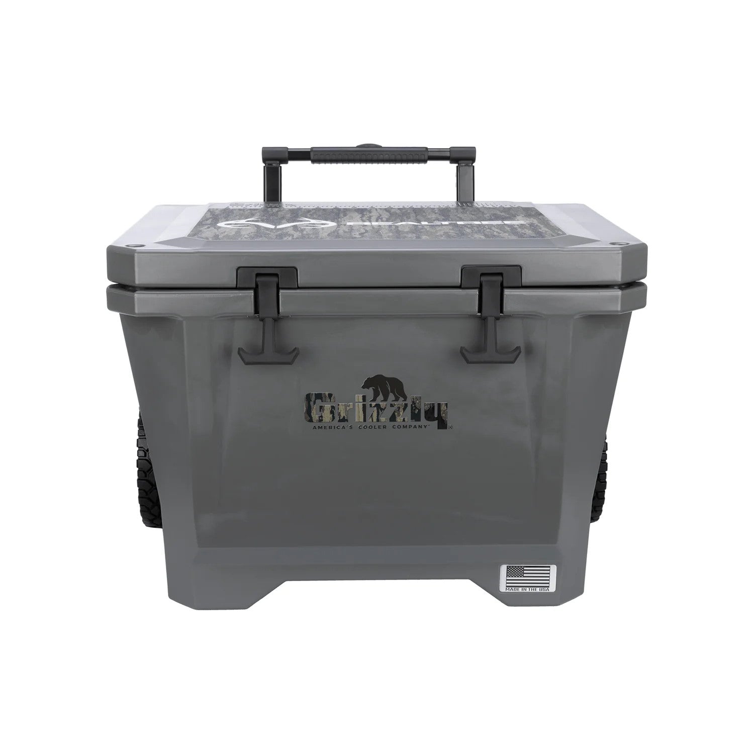 Realtree Grizzly Coolers 40 Qt Scout Rolling Cooler - Realtree Camo