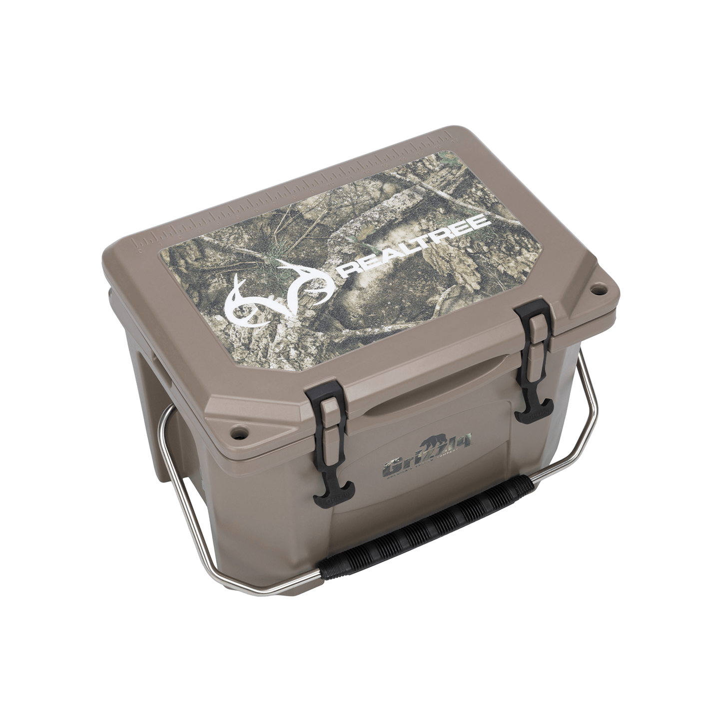 Realtree Grizzly Coolers 20 Qt Camping Cooler - Realtree Camo