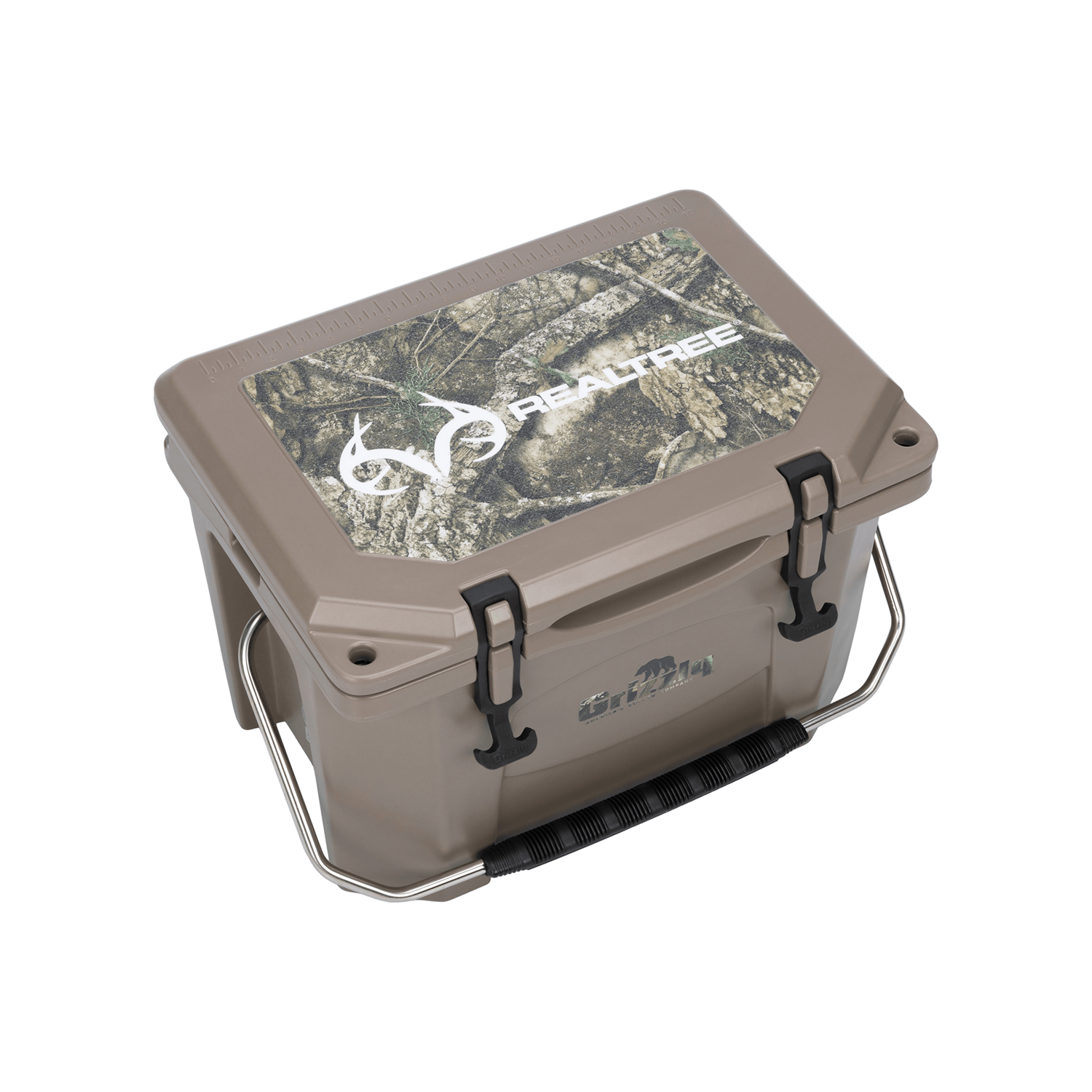Realtree Grizzly Coolers 20 Qt Camping Cooler - Realtree Camo