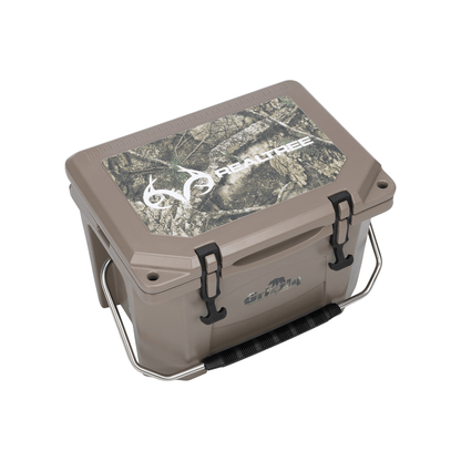 Realtree Grizzly Coolers 20 Qt Camping Cooler - Realtree Camo